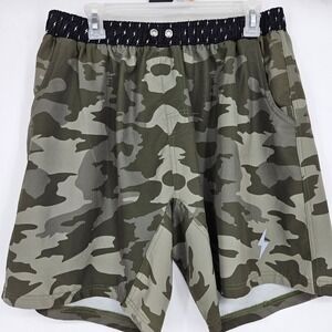 Bruce Bolt Shorts Mens XXL Baseball Running Activewear Unlined Training Camo